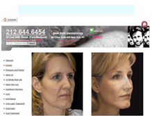 Tablet Screenshot of famousdermatologists.org